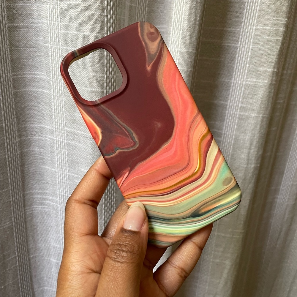 Pastel marble Otterbox Magsafe iPhone 13 mini case